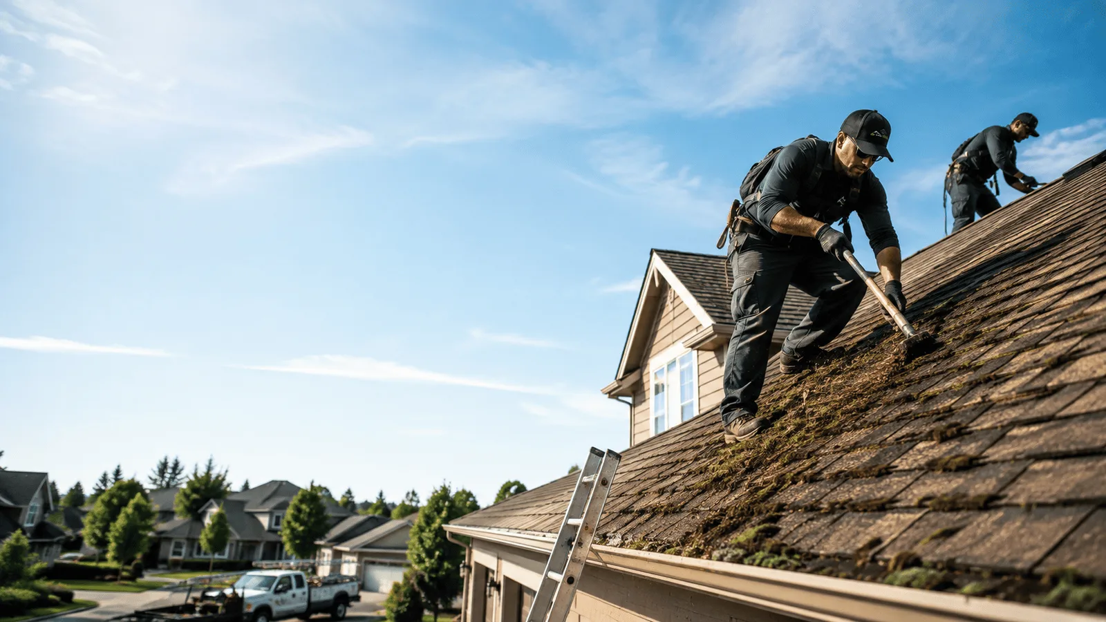 Roof Moss Removal in White, SD near me